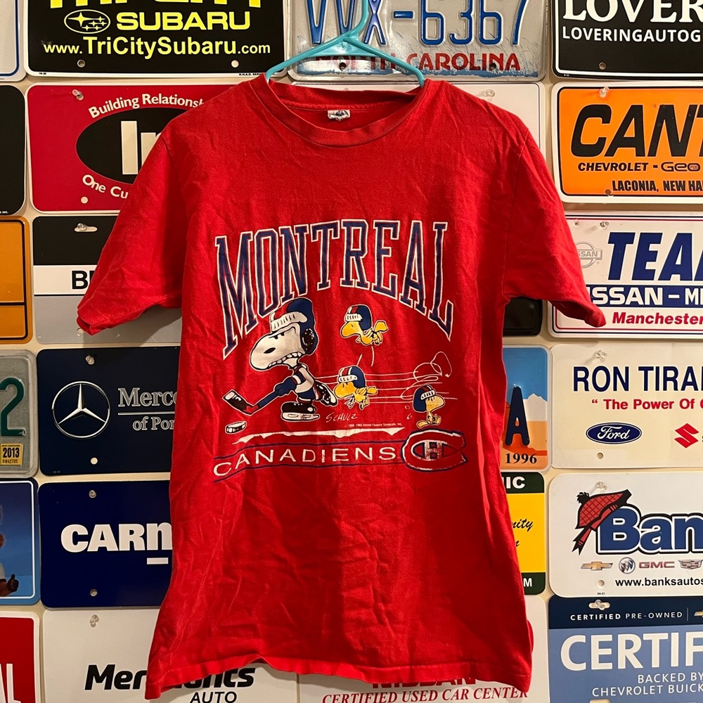 Vintage ‘PEANUTS’ Montreal Canadians Tee
